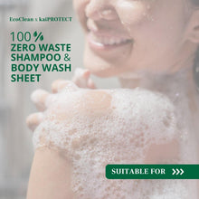 Load image into Gallery viewer, EcoClean Zero Waste Shampoo and Body Wash Sheets (pre-order) (10131813138596)
