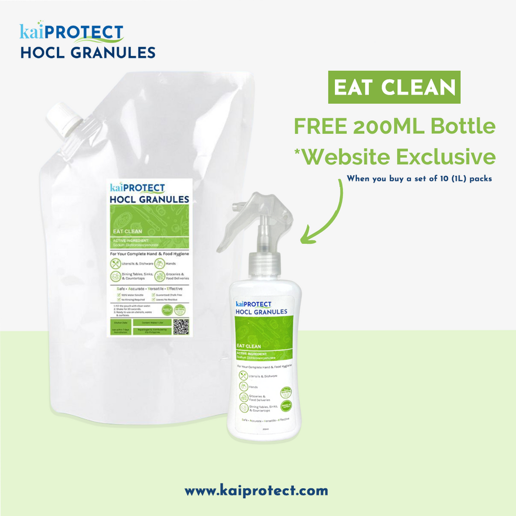 kaiPROTECT HOCL Granules Eat Clean (7377537532068)